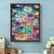 DIY Flower 5D Diamond Painting Kit for Adults, Full Drill Floral Diamond Art with Crystal Rhinestones, 11.8 x 15.7 Inch Embroidery Craft for Home Wall Decor and Gift